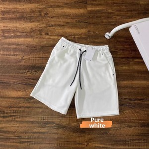 Shorts de sport en molleton tricoté personnalisés pour hommes, avec cordon de serrage, pour le fitness et le basketball, vente en gros - Product Image 3