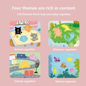 YUCI nouveau livre calme occupé autocollant réutilisable Montessori jeux de Puzzle éducatifs enfants merveille ville puzzle jouets pour garçons filles - Product Image 3