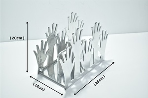 Moderno Porta Revistas Metálico Ajustable, Artístico y Decorativo, Hecho a Mano, para Organizar la Sala de Estar, Disponible al Mejor Precio - Product Image 5