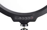 WF FL-12RF Lumière d'appoint plate de 12 pouces avec support au sol de 55 pouces, éclairage doux plein écran pour l'enregistrement vidéo, le maquillage et la diffusion en direct