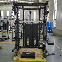 Équipement de fitness professionnel pour salle de sport, rack de squat réglable tout-en-un, machine Smith multifonctionnelle commerciale