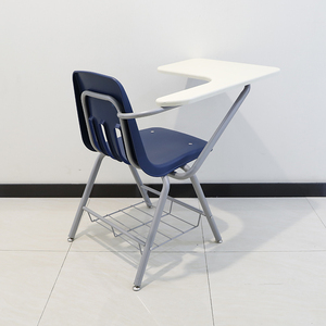 Silla <span class=keywords><strong>de</strong></span> Escritorio Estilo Americano para Aula Universitaria, Silla para Estudiantes con Tablero <span class=keywords><strong>de</strong></span> Escritura - Product Image 5