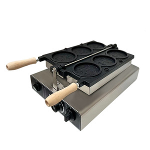 Vente en gros <span class=keywords><strong>de</strong></span> gaufrier gaufrier commercial Machine à pain électrique commerciale Machine à tarte antiadhésive en or 3000W - Product Image 6
