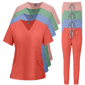 Offre Spéciale : Tenues Médicales et Blouses d'Infirmière – Ensembles de Blouses d'Hôpital à Manches Courtes et Pantalons pour Femmes – Uniformes de Soins Infirmiers - Product Image 2