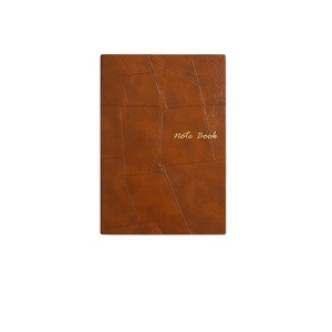 Carnet A5 vintage en similicuir patchwork avec couverture à coutures apparentes, journal de poche A6 avec marque-page en ruban pour les professionnels - Product Image 6