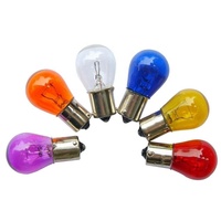 Qualité Bleu P21W Ambre BA15S Vert 1156 Orange 382 Clignotant 24V Camion Parking Arrière 12V Back up Stop Automobile Voiture Ampoules