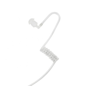 Microphone Électret Acoustique à Tube <span class=keywords><strong>Transparent</strong></span> EARPHONIC pour Talkie-Walkie Radio Bidirectionnelle, Conception Non-Rétractable pour <span class=keywords><strong>Gorge</strong></span> - Product Image 6