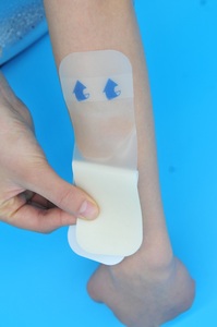 Çin'de yapılan ülser yara bakımı için Ultra ince şeffaf hidrokolloid yara pansuman tıbbi hidrokolloid yama - Product Image 3