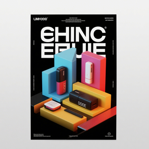 Thiết kế <span class=keywords><strong>poster</strong></span> chuyên nghiệp với các giải pháp sáng tạo cho minh họa vector, kết xuất kỹ thuật số và trình bày mockup - Product Image 2