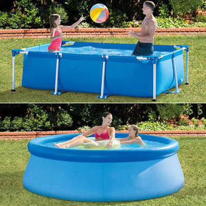 <span class=keywords><strong>Piscine</strong></span> hors sol durable Waimar <span class=keywords><strong>Piscine</strong></span> ronde rectangulaire à cadre métallique - Product Image 3