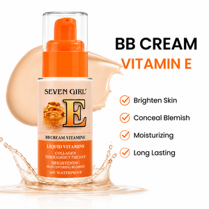 Fond de teint liquide léger <span class=keywords><strong>BB</strong></span> Cream, couvrance naturelle, éclaircissant, hydratant, formule imperméable, maquillage longue durée, 50ML - Product Image 1
