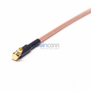 Câble coaxial RF R/A MMCX mâle vers R/A MMCX mâle, <span class=keywords><strong>prise</strong></span> à angle droit, RG316 pour <span class=keywords><strong>antenne</strong></span> WiFi, <span class=keywords><strong>antenne</strong></span> GPS, câble de raccordement - Product Image 2