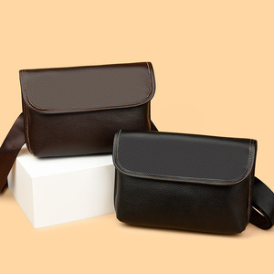 Sac de soirée professionnel en gros pour hommes, sacoche de poignet tendance de haute qualité avec dragonne amovible, sac bandoulière étanche en PU - Product Image 4