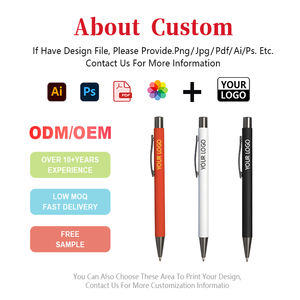 Bolígrafo promocional de alta calidad Multicolor de tacto suave Bolígrafo de metal <span class=keywords><strong>con</strong></span> logotipo personalizado en blanco <span class=keywords><strong>con</strong></span> logotipo - Product Image 3