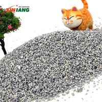 OEM ODM Litière pour animaux de compagnie en sable de roche volcanique brute brisée, de haute qualité, à agglomération rapide, à absorption rapide, faible teneur en poussière, échantillon gratuit