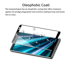 Chống Sốc 3D Cong Lụa In Kính Cường Lực Bảo Vệ Màn Hình Cho Sony Xperia XZ3 - Product Image 6