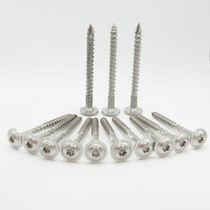 Vis de mise à la terre en acier inoxydable 304 316 <span class=keywords><strong>7</strong></span> vis à aggloméré PZ2 <span class=keywords><strong>Torx</strong></span> Drive vis à bois à tête personnalisée pour la construction en bois - Product Image 1