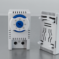 Nouveau mini-régulateur de température mécanique à contact rapide en plastique KTO511, industriel, normalement fermé, pour chauffage, indice de protection IP20