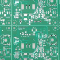 Amplificador de clase alta de 1000W, placa PCB de aluminio, tinta verde/superficie HASL/circuito FR4 KB 94V0 óptimo para circuitos