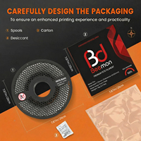 Filament PETG BEEMON 1,75 mm, 1 kg, option transparente, faible rétrécissement, bonne adhérence des couches, pour les amateurs et les professionnels de l'impression 3D