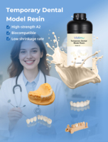 Resina Dental Sintética UV YIDIMU Color Diente A1/A2/A3, Resistente al Desgaste, Resina para Impresora 3D para Coronas y Puentes Temporales