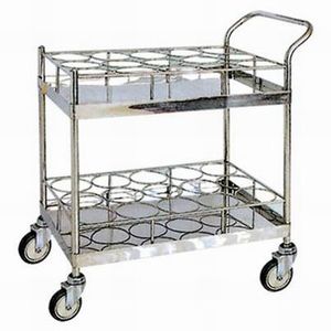 รถเข็นน้ำร้อนสแตนเลสสำหรับโรงพยาบาล (MS-T80S) - Product Image 1