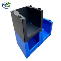 Boîte de rangement Coroplast personnalisée en panneau alvéolaire PP, résistante à l'humidité, pour composants industriels et quincaillerie