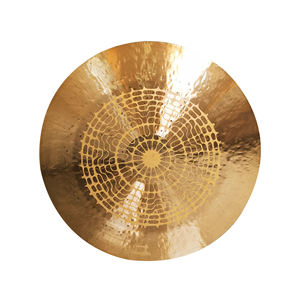 Kingdo Gong à vent fait main et à motif personnalisé 85cm <span class=keywords><strong>34</strong></span> pouces pour le guérisseur sonore et la méditation - Product Image 2