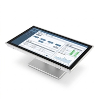 Ordinateur tout-en-un industriel en aluminium de 21,5 pouces avec processeur Core I5-1235U, alimentation large plage de tension 9-36V DC, compatible Windows 11