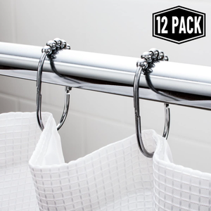 Bộ 12 Thanh Treo Rèm Tắm Bằng Thép Không Gỉ, Chống Gỉ, Mạ Crôm Bóng, Xingda - Product Image 5