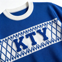 Pulls pour hommes en tricot personnalisé, style urbain américain, chauds pour l'hiver, pull épais, t-shirt à manches courtes, tricot décontracté