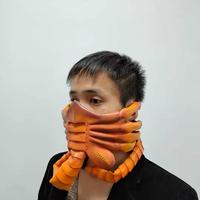 Effrayant Facehugger Masque Horreur Halloween Alien Hugger Costume Scorpion Masque Party Cosplay Prop