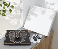 Appareil de massage des pieds pour tout le corps, EMS TENS, matériau ABS/EVA, protection sportive, rechargeable par USB, minuterie, soulagement du stress, masseur de pieds