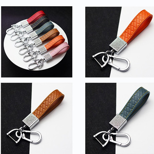 Strass cuir <span class=keywords><strong>voiture</strong></span> porte-clés pour femmes hommes universel diamant porte-clés boucles support <span class=keywords><strong>voiture</strong></span> accessoires luxe Promotion cadeau - Product Image 3