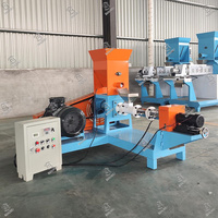 Ligne de production automatique d'aliments pour animaux de compagnie, chiens et chats, machine extrudeuse pour la fabrication de palettes d'aliments pour poissons