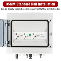 Commutateur de transfert automatique (ATS) double alimentation 4P 63A monophasé, montage sur rail DIN, certifié CE, alimentation sans interruption