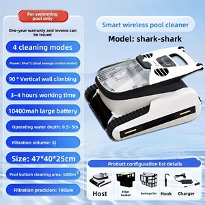 Máquina de succión para piscinas, limpiador automático de circulación de agua, potente succión, limpieza de paredes, 220V - Product Image 6