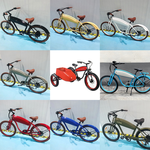 Vélo Électrique Rétro 48V avec Moteur, Batterie Amovible 20Ah, Suspension Vintage, Longue Autonomie, Pneus Larges - Product Image 3