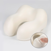 Oreiller de voyage ergonomique en mousse à mémoire de forme en U, coussin de soutien cervical, personnalisable, portable pour voiture et avion – Meilleure vente