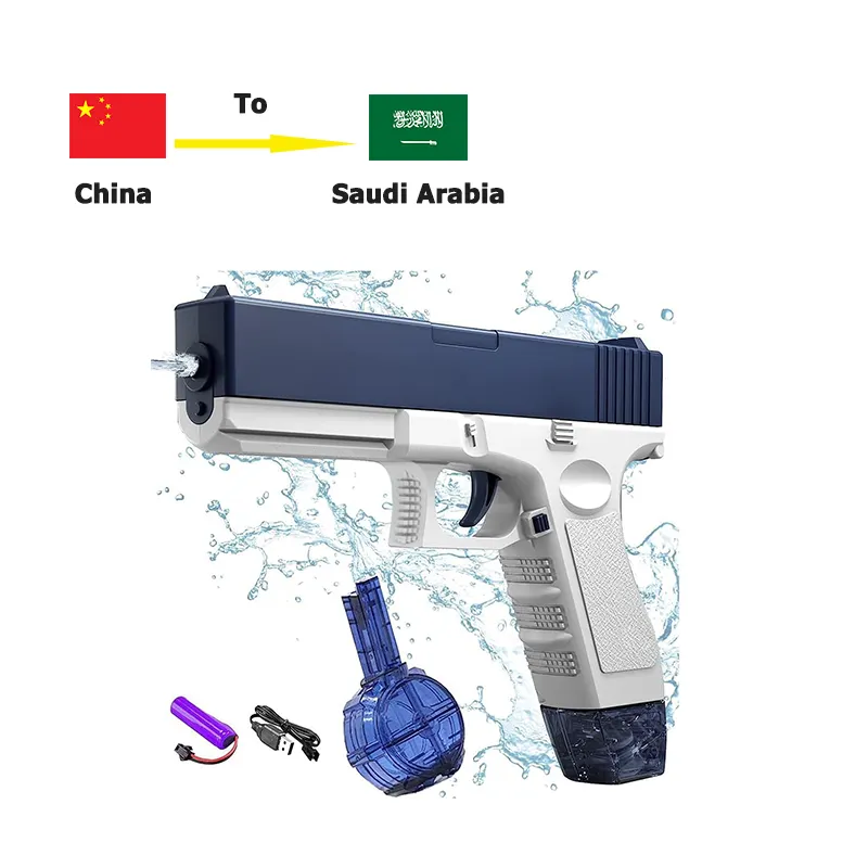 東電気水鉄砲おもちゃ32フィート自動水鉄砲販売DDPドアツードア配送中国からサウジアラビア