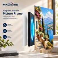 Çerçeveli Resimler, Posterler, Fotoğraflar ve Baskılı Resim Sergilemek İçin Metal Yüzeylerde Kullanılabilecek Esnek Manyetik Destek Levhası