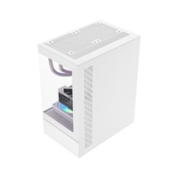Sea View Steel White Mini Tower Computer PC Gaming case Gamer Desktop Game Chassis
