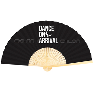 Wholesale Custom Logo Handheld Paper Fans Promotional Bamboo Crafts with Plain Paper Bulk Supply