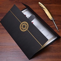Titulaire de certificat de graduation d'approvisionnement d'usine dossier de présentation de papier de taille personnalisée avec Logo personnalisé