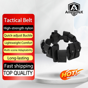 Cinturón Táctico Ajustable 10 en 1, Sistema MOLLE, Nailon Cordura, Logotipo Personalizable, para Seguridad al Aire Libre, Porta Pistola, 140*5cm - Product Image 1