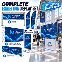 Toile de fond publicitaire en tissu pop-up personnalisée pour les conventions