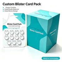 Boîte d'emballage personnalisée en blister, présentoir de vente au détail en carton avec comptoir détachable et boîte de présentation en papier