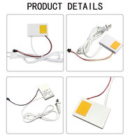 Miroir de salle de bain intelligent intégré avec variateur tactile, éclairage LED 12V IP44, 60W max, 1A, miroir au mercure 1-5mm