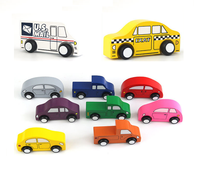 Jouet de voiture miniature en bambou et bois écologique pour enfants, avec son personnalisé, pour enfants