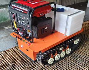 1M Stalen Rupsband Met Dubbele Elektromotoren Klein Spoor <span class=keywords><strong>Rubber</strong></span> Betreden Chassis Afstandsbediening Graafmachines Landbouwbedrijven - Product Image 3